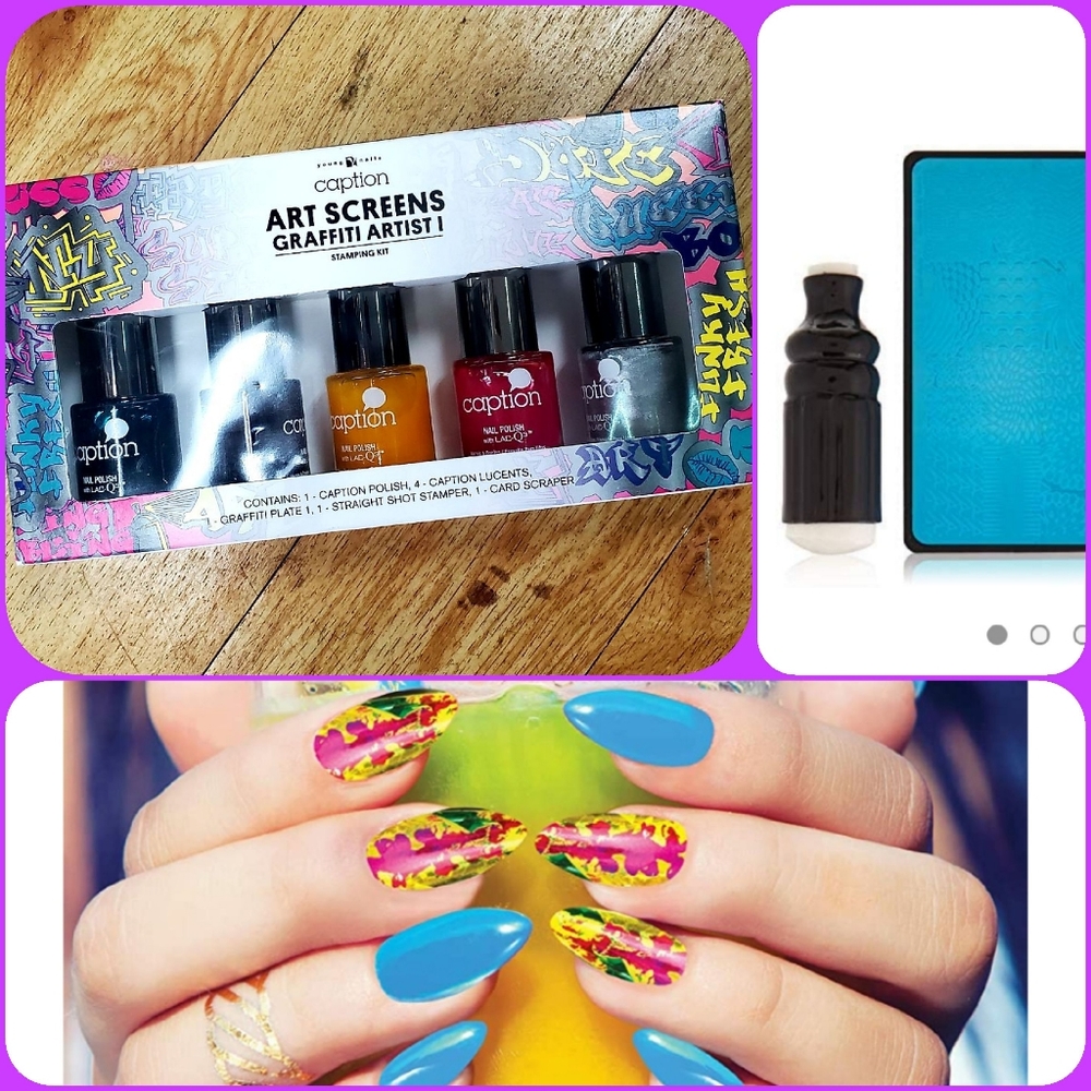 💅Graffiti Artist Nail Art Stamping Kit